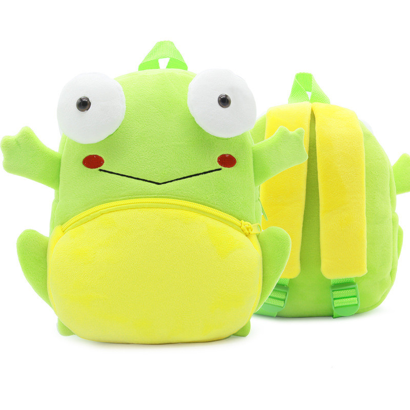 Kids Preschool Kindergarten Cute Backpack Rucksack Frog