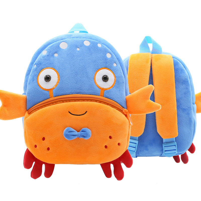 Kids Preschool Kindergarten Cute Backpack Rucksack Crab
