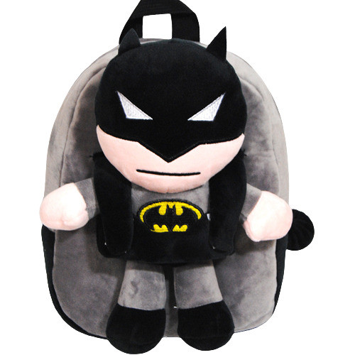 Batman Plush Kids Preschool Kindergarten Backpack Rucksack