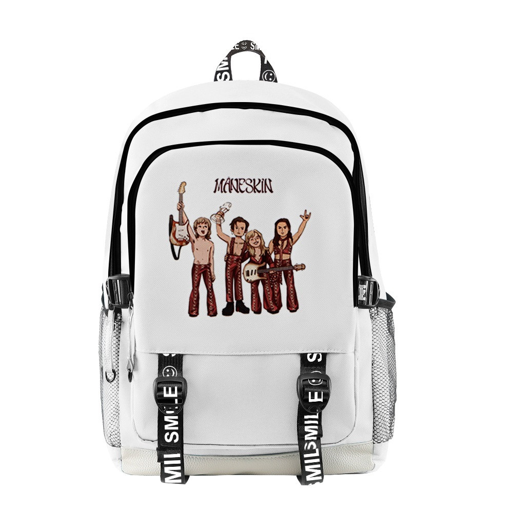 Maneskin Backpack Rucksack White
