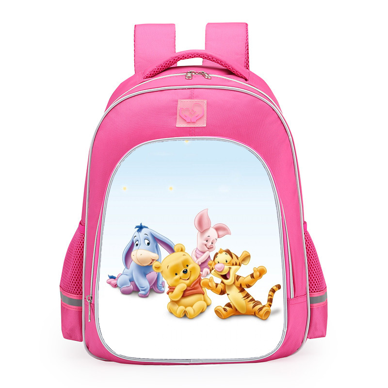 Disney Mini Winnie The Pooh And Friends School Backpack. Perfect for Toy Story themed birthday parties or as holiday gifts. You can even use it as a gift bag with other Toy Story items inside for an impressive double present.
