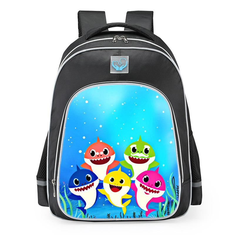 Baby Shark Characters School Backpack