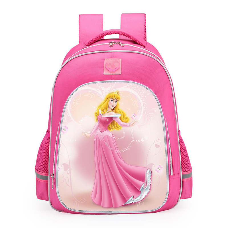 Disney Aurora Pink Dress School Backpack