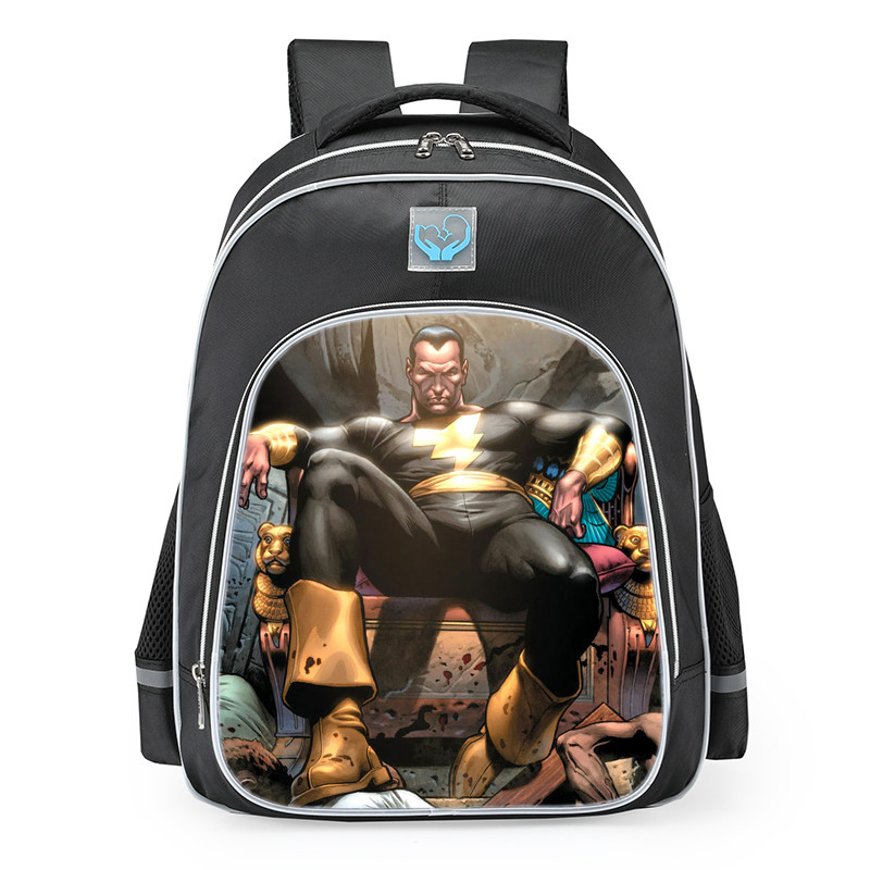 Black Adam DC Comics Style School Backpack