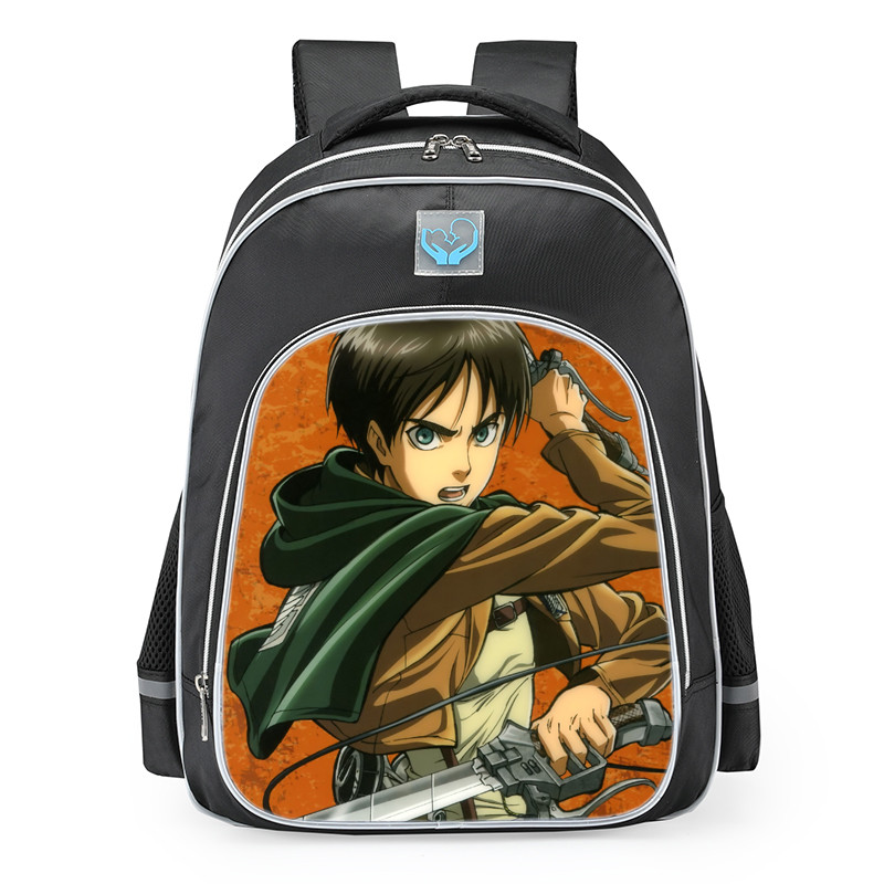 Attack on Titan Eren Yeager School Backpack