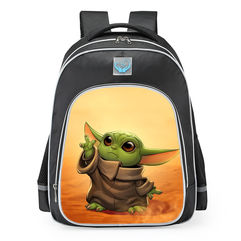 Star Wars Grogu Baby Yoda Cute Backpack Rucksack
