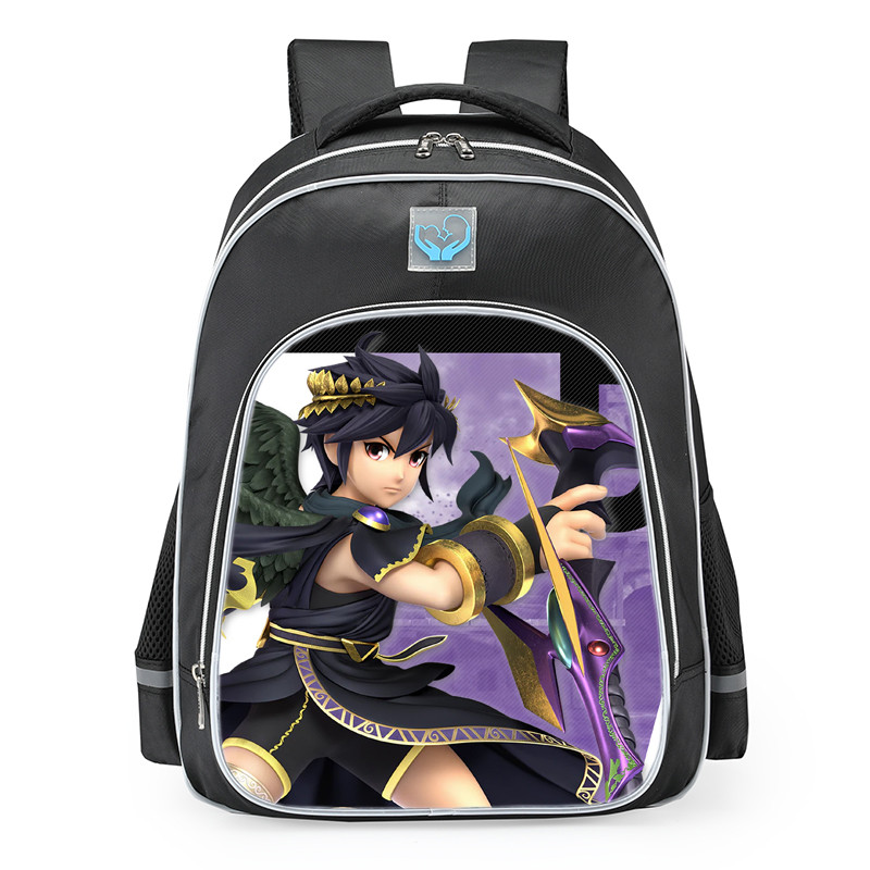 Super Smash Bros Ultimate Dark Pit School Backpack