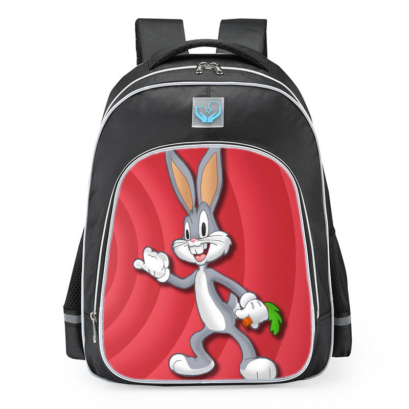 Looney Tunes Cartoons Bugs Bunny School Backpack
