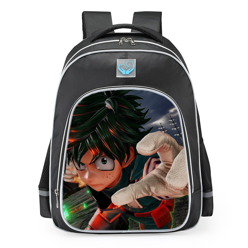Jump Force Izuku Midoriya Deku School Backpack