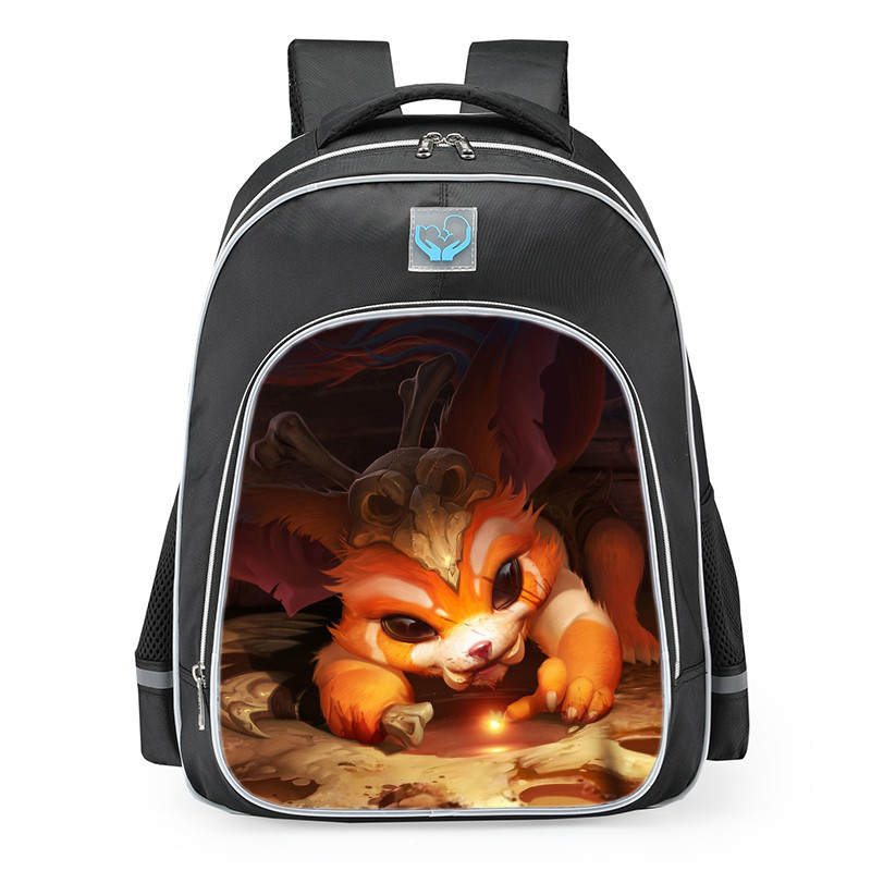League Of Legends Gnar School Backpack