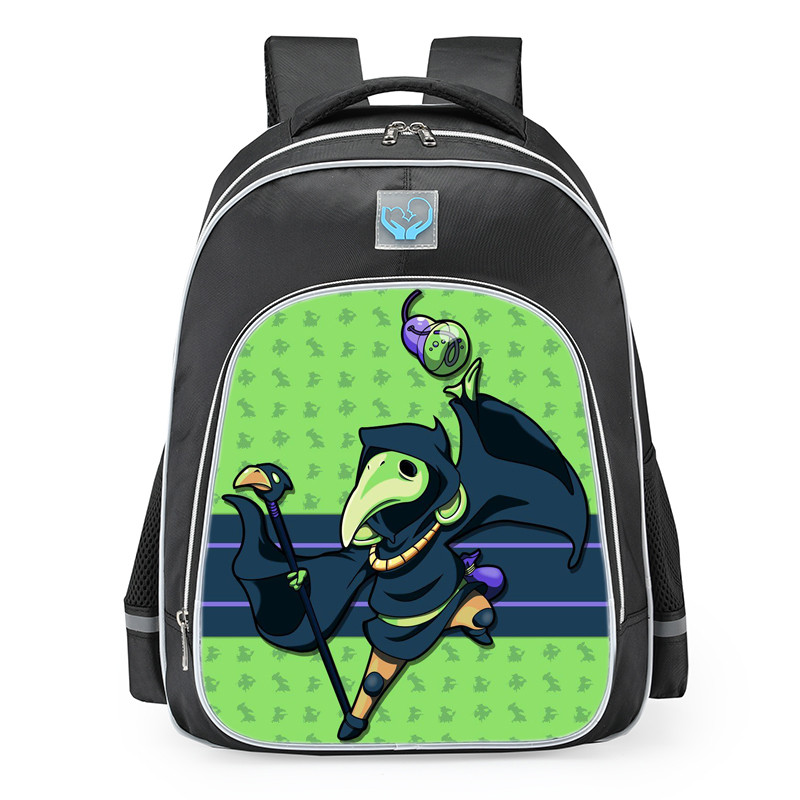 Shovel Knight Plague Knight School Backpack
