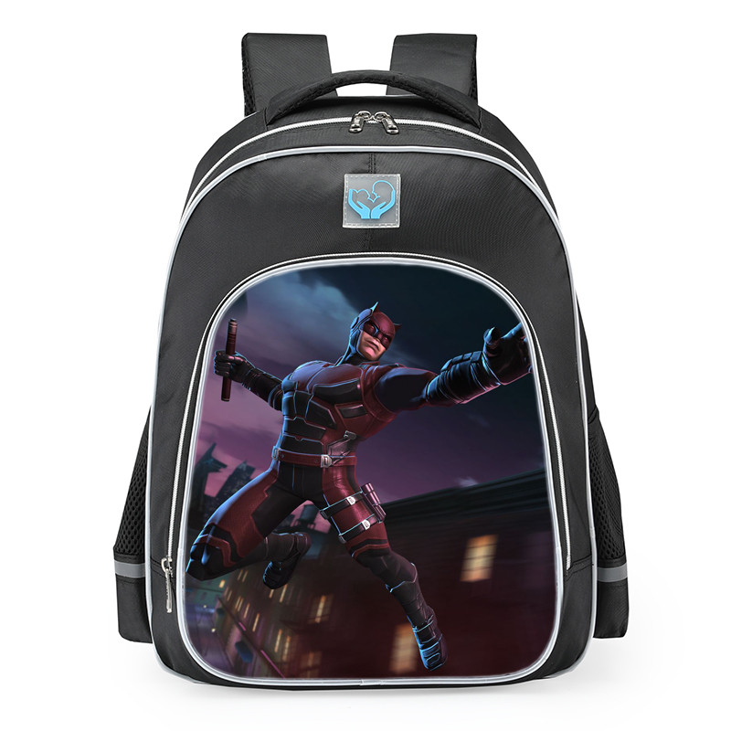 Marvel Contest Of Champions Daredevil School Backpack