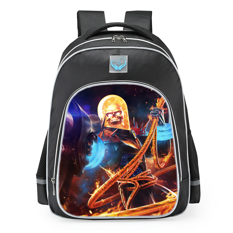 Marvel Contest Of Champions Cosmic Ghost Rider School Backpack