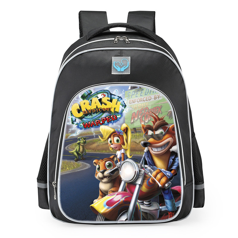 Crash Bandicoot Warped School Backpack