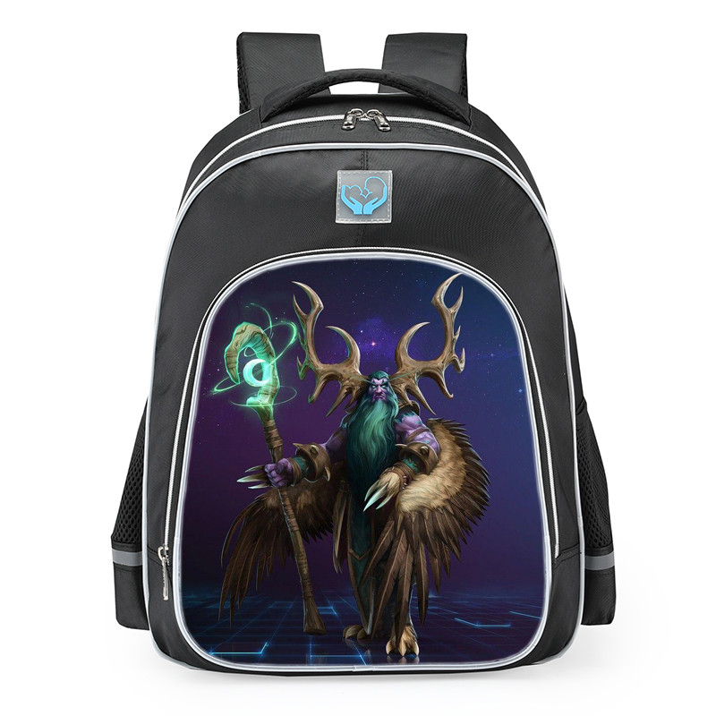 World Of Warcraft Malfurion Stormrage School Backpack