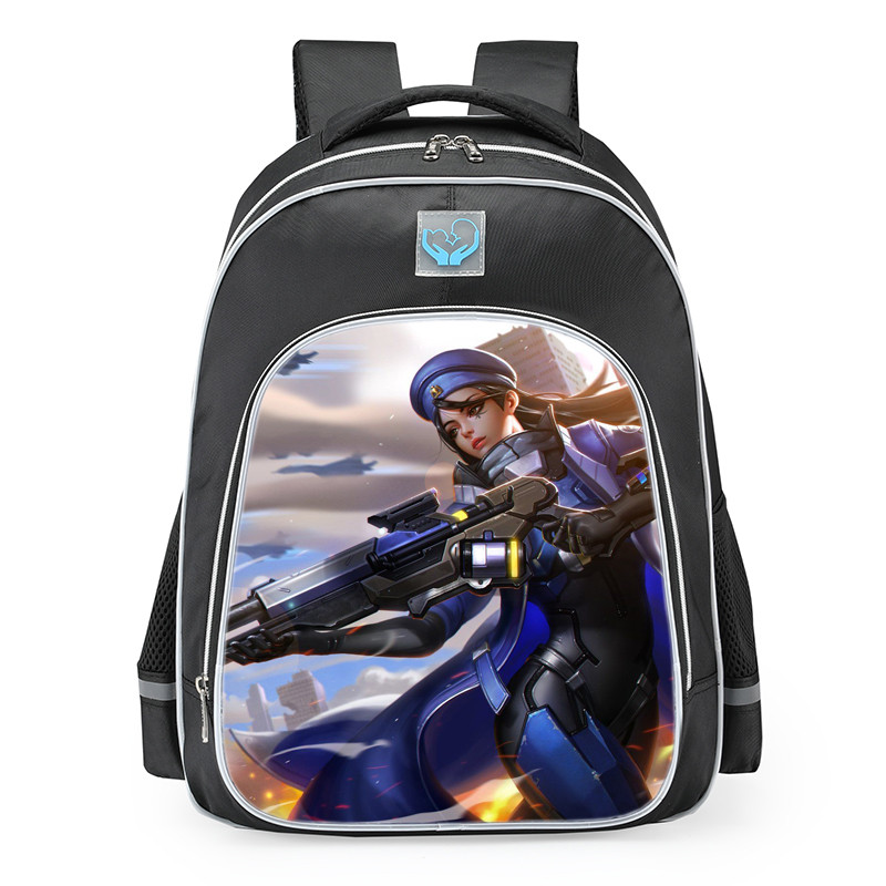 Overwatch Ana School Backpack