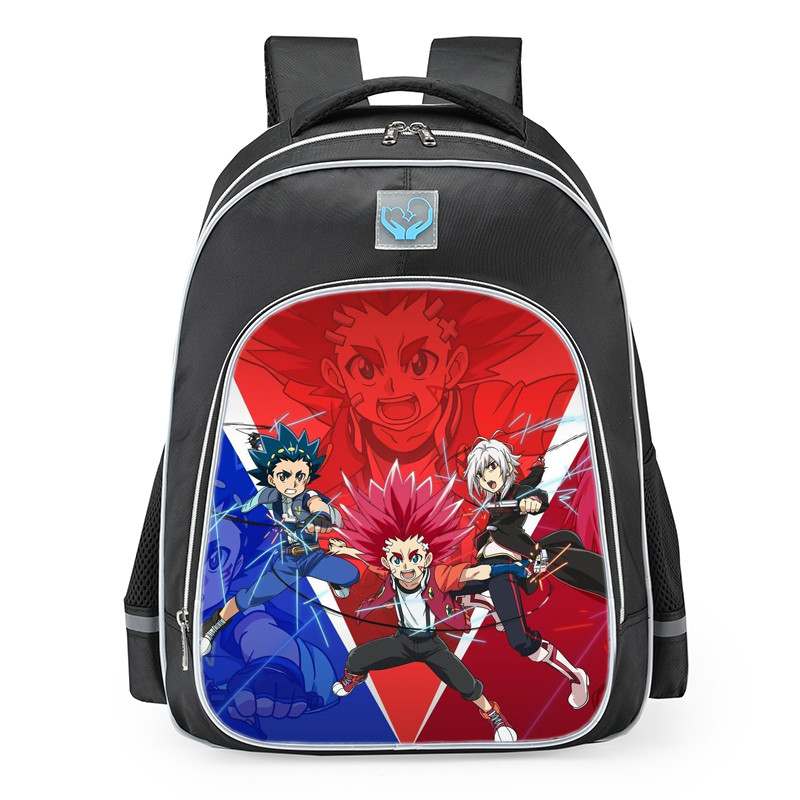 Beyblade Burst Characters School Backpack