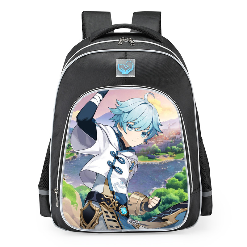 Genshin Impact Chongyun School Backpackc