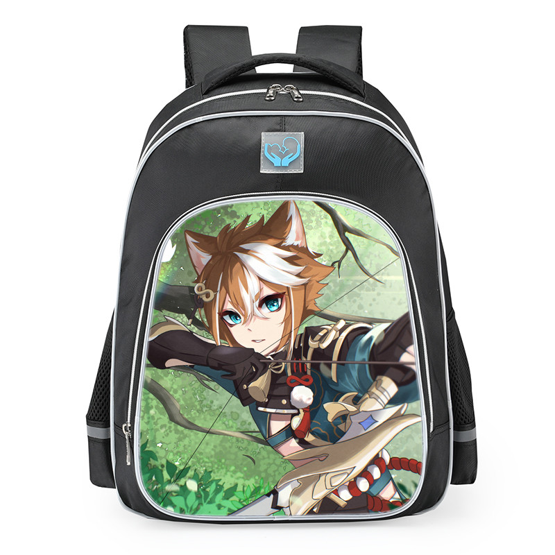 Genshin Impact Gorou School Backpack