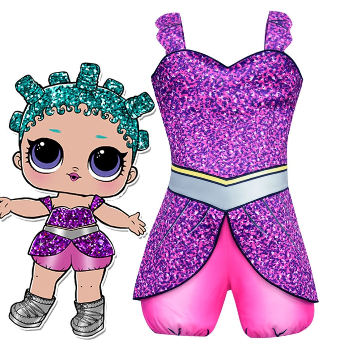 L.O.L. Surprise Cosmic Queen Doll Costume for Girls