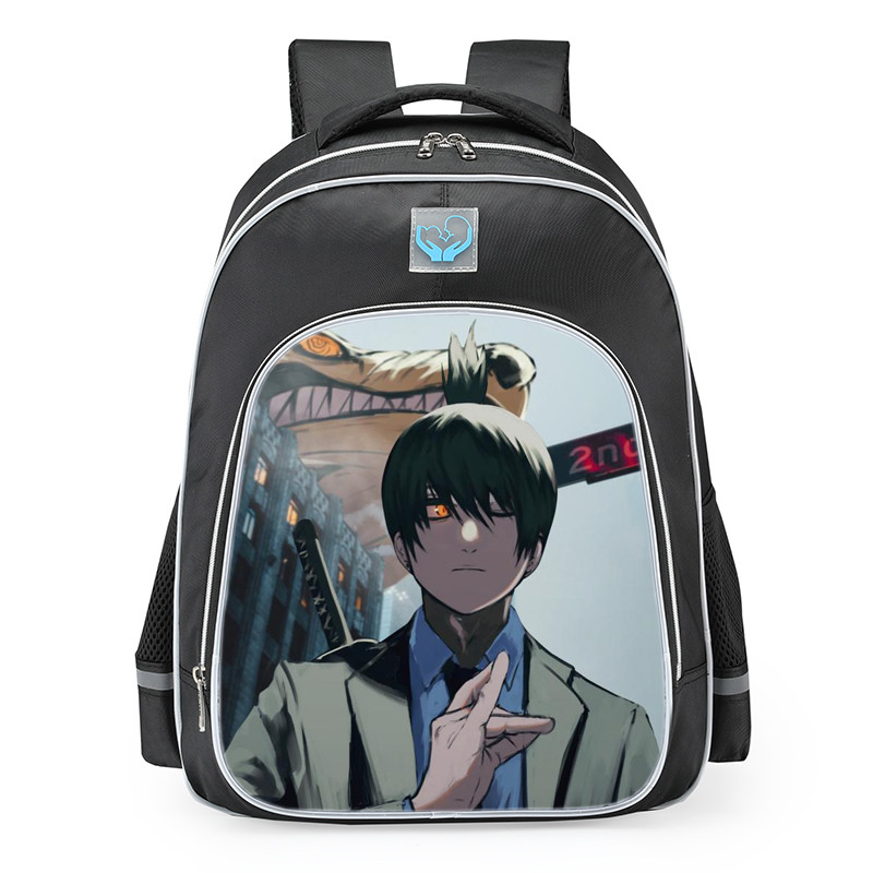 Chainsaw Man Aki School Backpack