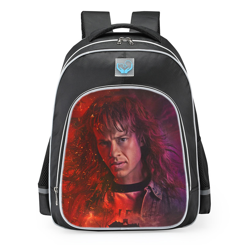 Stranger Things 4 Eddie Munson School Backpack