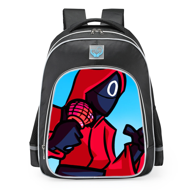 Friday Night Funkin FNF Squid Game Circle Guardian School Backpack