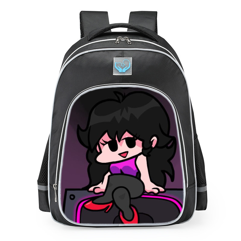Friday Night Funkin Neo Girlfriend School Backpack