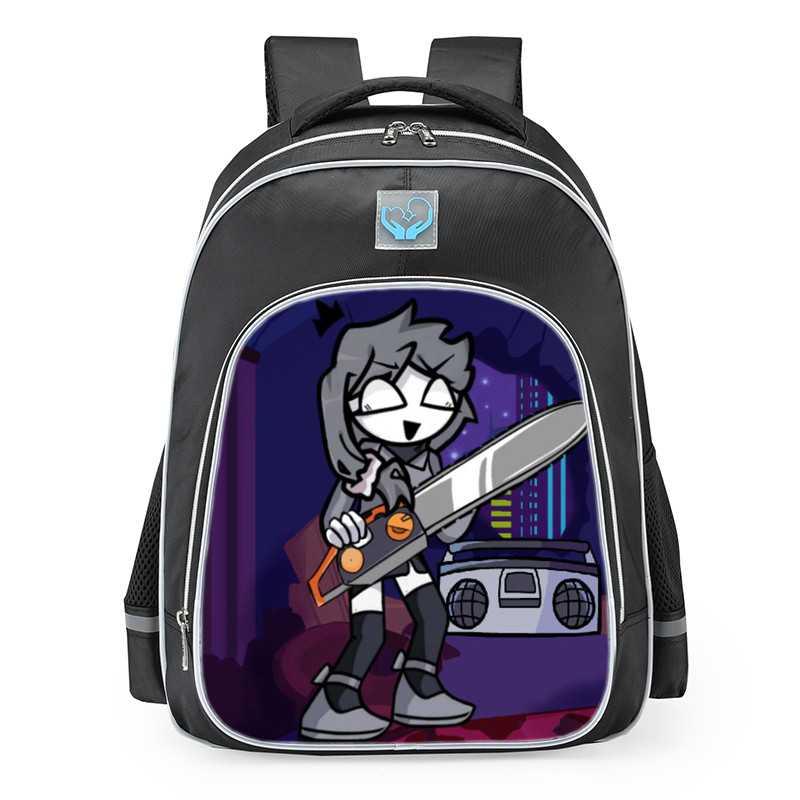 Friday Night Funkin FNF Vs Soft Taki School Backpack