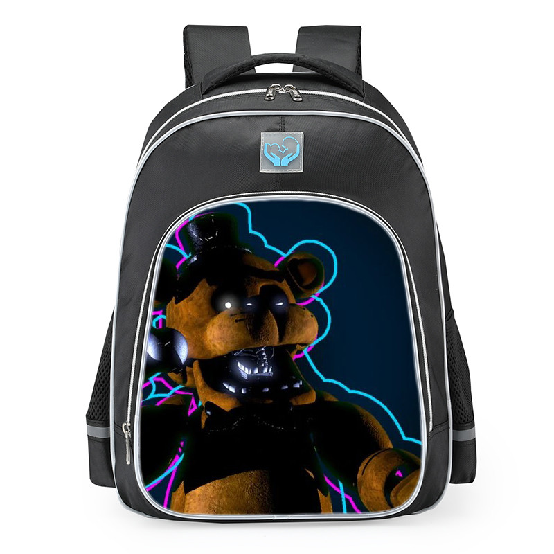 Friday Night Funkin FNF VS FNAF Freddy School Backpack