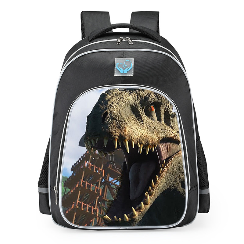 Smite Jurassic World Camp Cretaceous Indominus Rex School Backpack