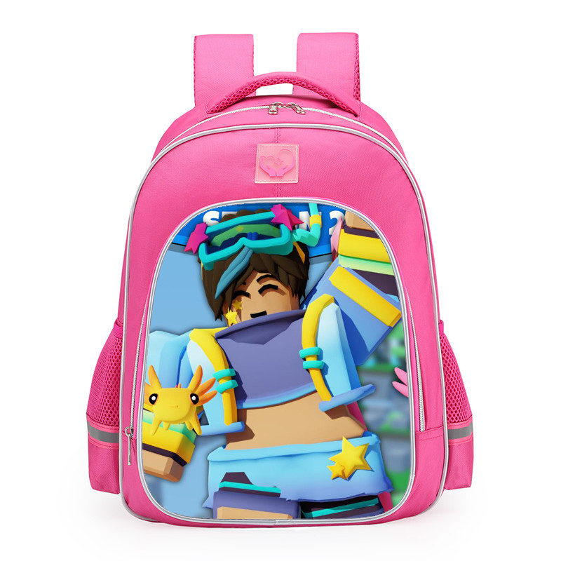 Roblox Bedwars Axolotl Amy School Backpack