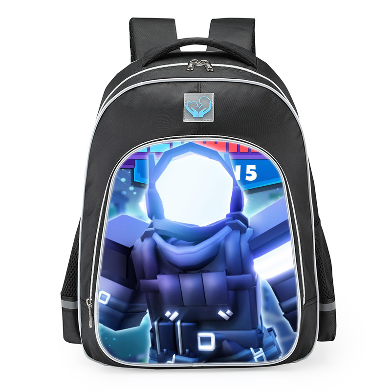 Roblox Bedwars Cobalt School Backpack
