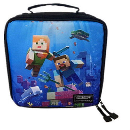 Alex And Steve From Minecraft Lunch Box