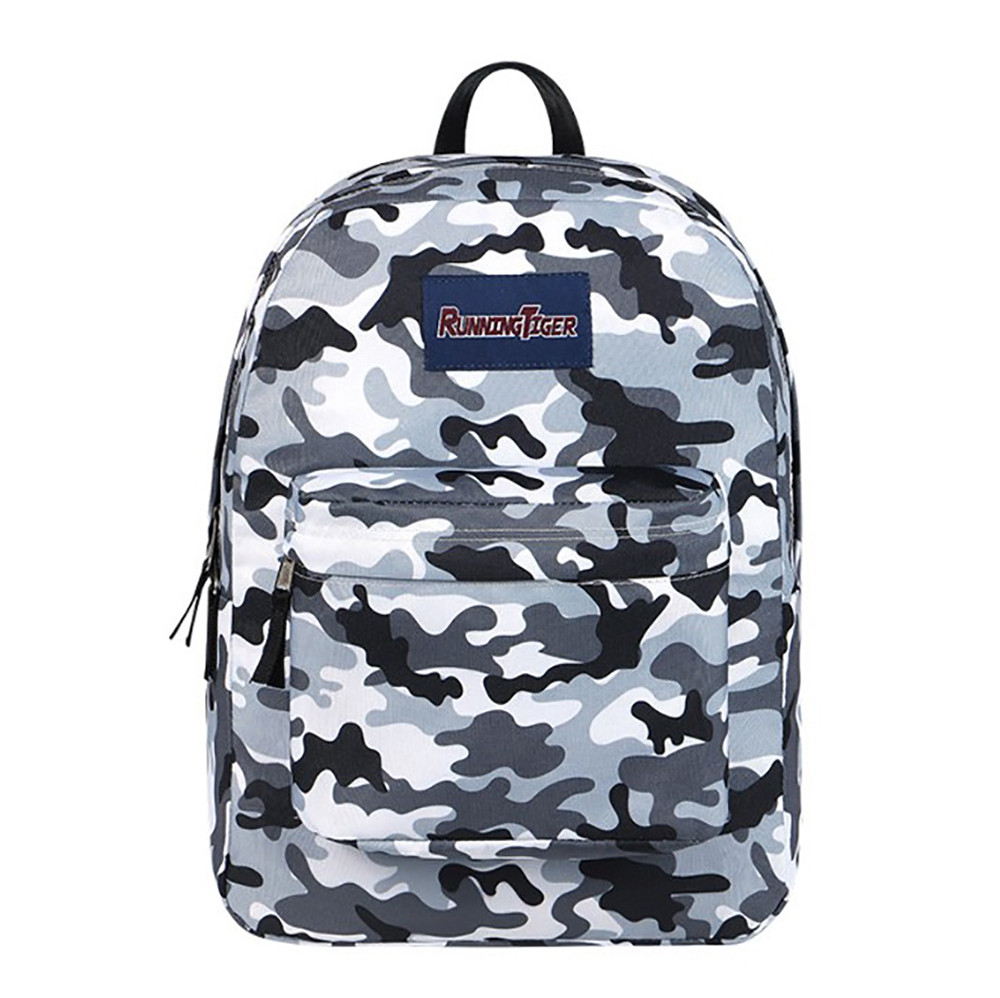 Army Camo Durable Backpack Schoolbag Rucksack