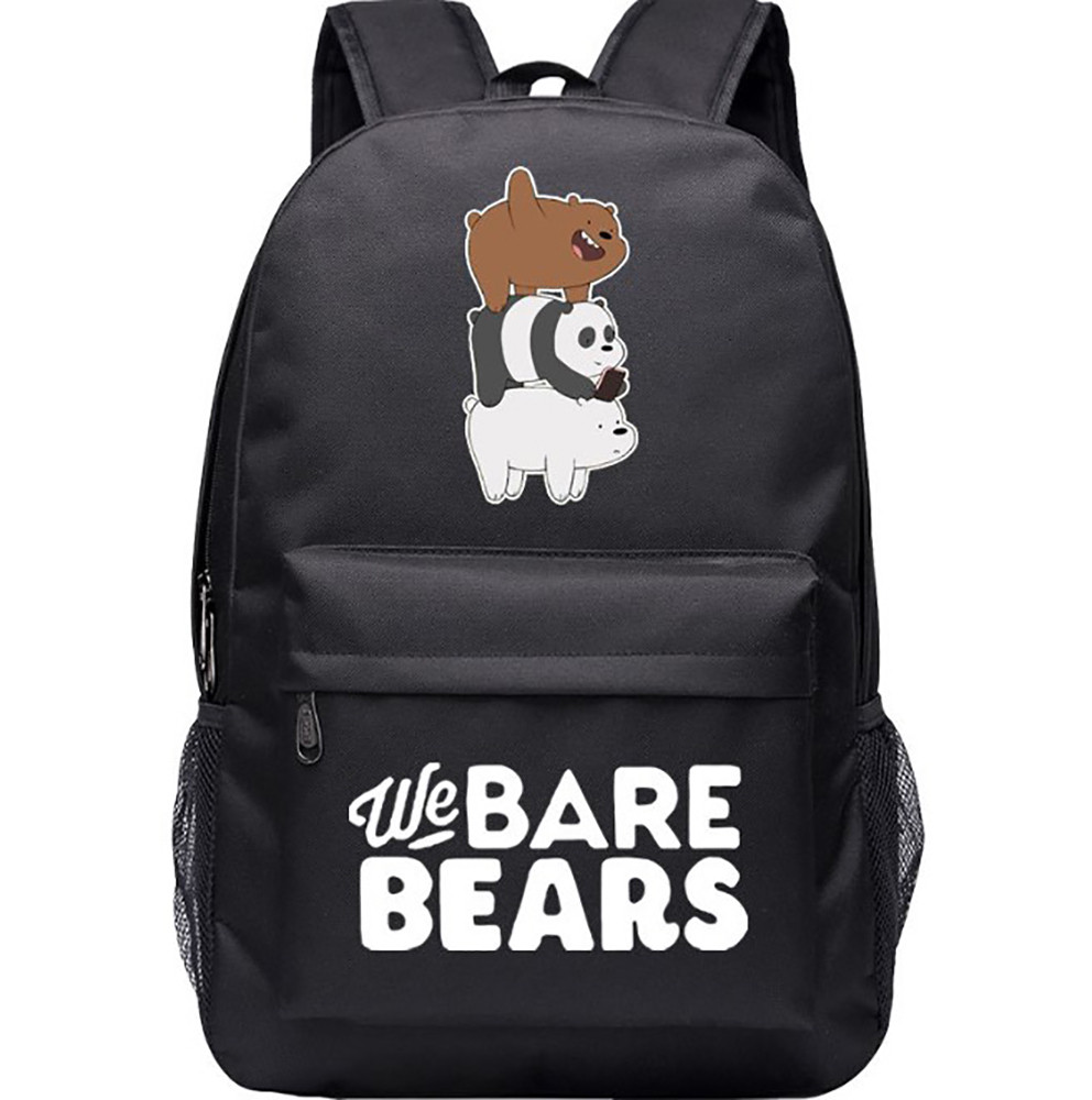 We Bare Bears Backpack Schoolbag Rucksack