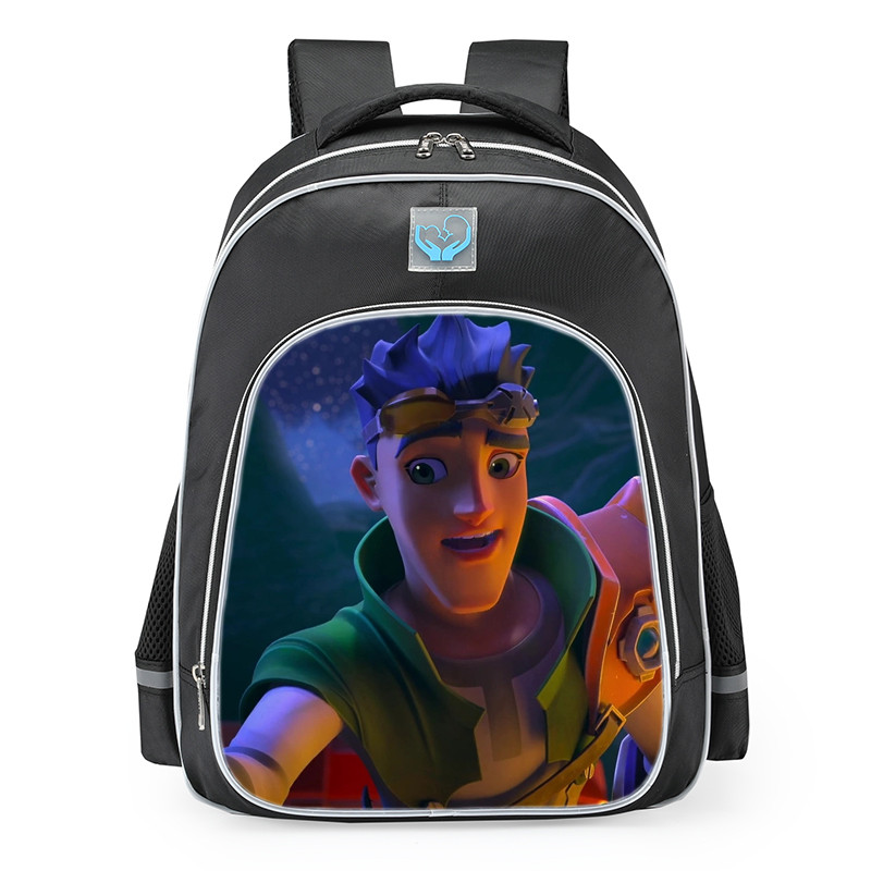 Netflix He-Man & Masters Of The Universe 2021 Castle Grayskull Duncan Man-At-Arms School Backpack
