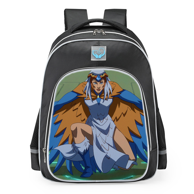 Masters of the Universe Revelation Sorceress Of Castle Grayskull School Backpack