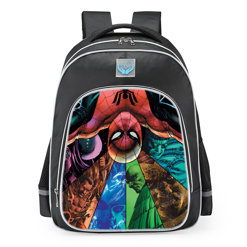 Marvel Amazing Spider Man Multi Enemy School Backpack