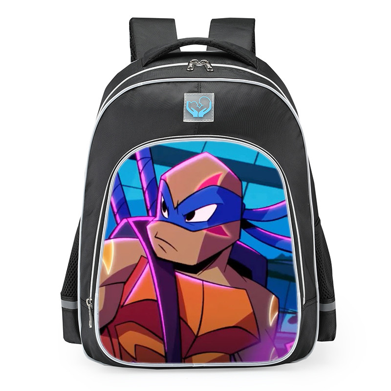 Rise of the Teenage Mutant Ninja Turtles The Movie Leonardo School Backpack