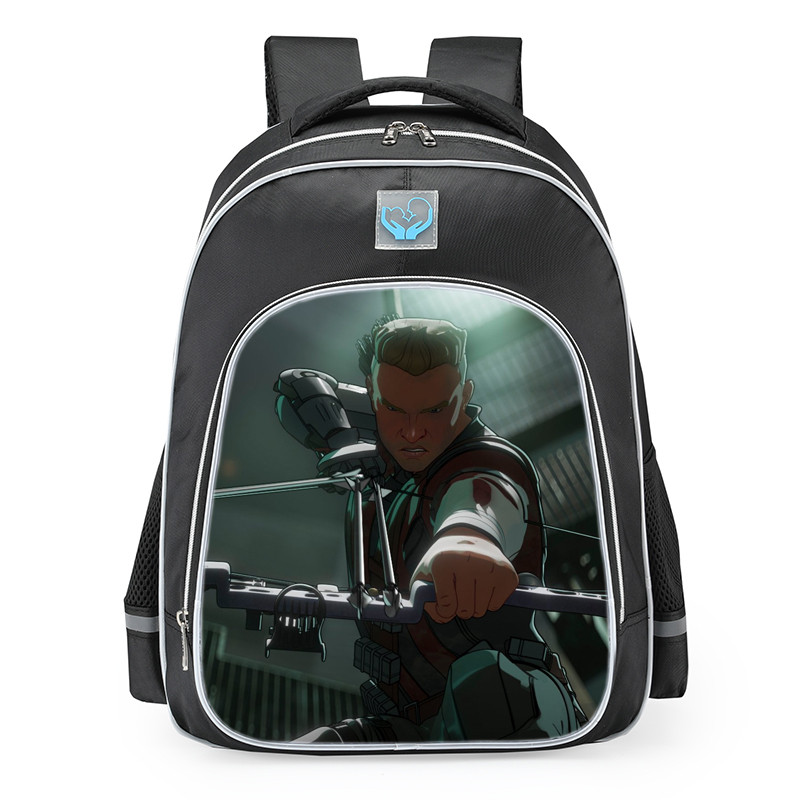 Disney+ Marvel What If…? Hawkeye Cool School Backpack
