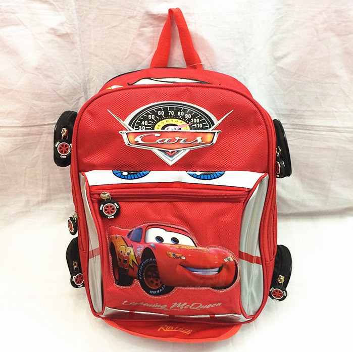 Cars Kids Backpack With Wheels
