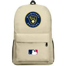MLB Milwaukee Brewers Backpack SuperPack - Milwaukee Brewers Team Logo Large
