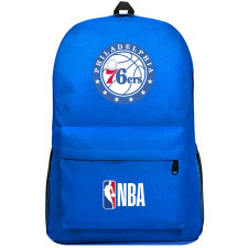 NBA Philadelphia 76ers Backpack SuperPack - Philadelphia 76ers Team Logo Large