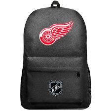 NHL Detroit Red Swings Backpack SuperPack - Detroit Red Swings Team Logo Large