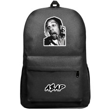 Asap Rocky Backpack SuperPack - Asap Rocky Showing Teetch Grayscale