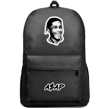 Asap Rocky Backpack SuperPack - Asap Rocky Smiling Grayscale