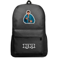 Justin Bieber Backpack SuperPack - Justin Bieber Minimalist Art