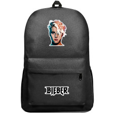 Justin Bieber Backpack SuperPack - Justin Bieber Wpap Sticker Art