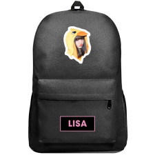 Blackpink Lisa Backpack SuperPack - Lisa Baby Duck Sticker Art